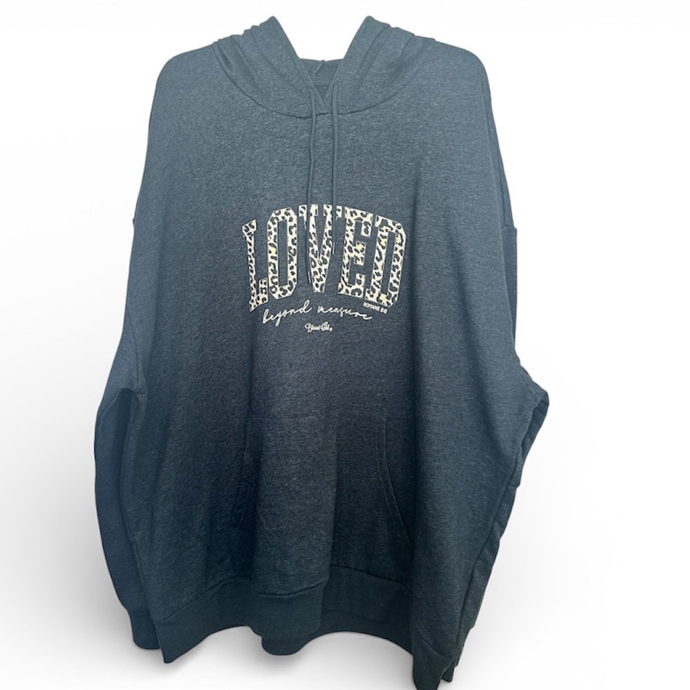 Blessed Girl "Loved Leopard" Hoodie Size 3X - Picture 3 of 5